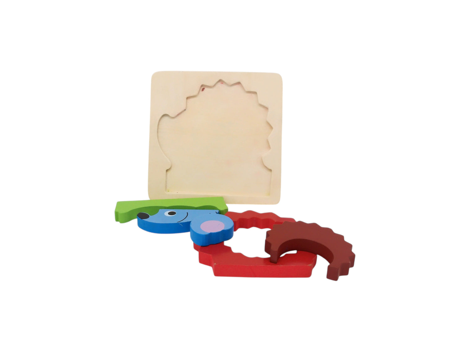 Puzzle encastrable - Hérisson - 5 pièces