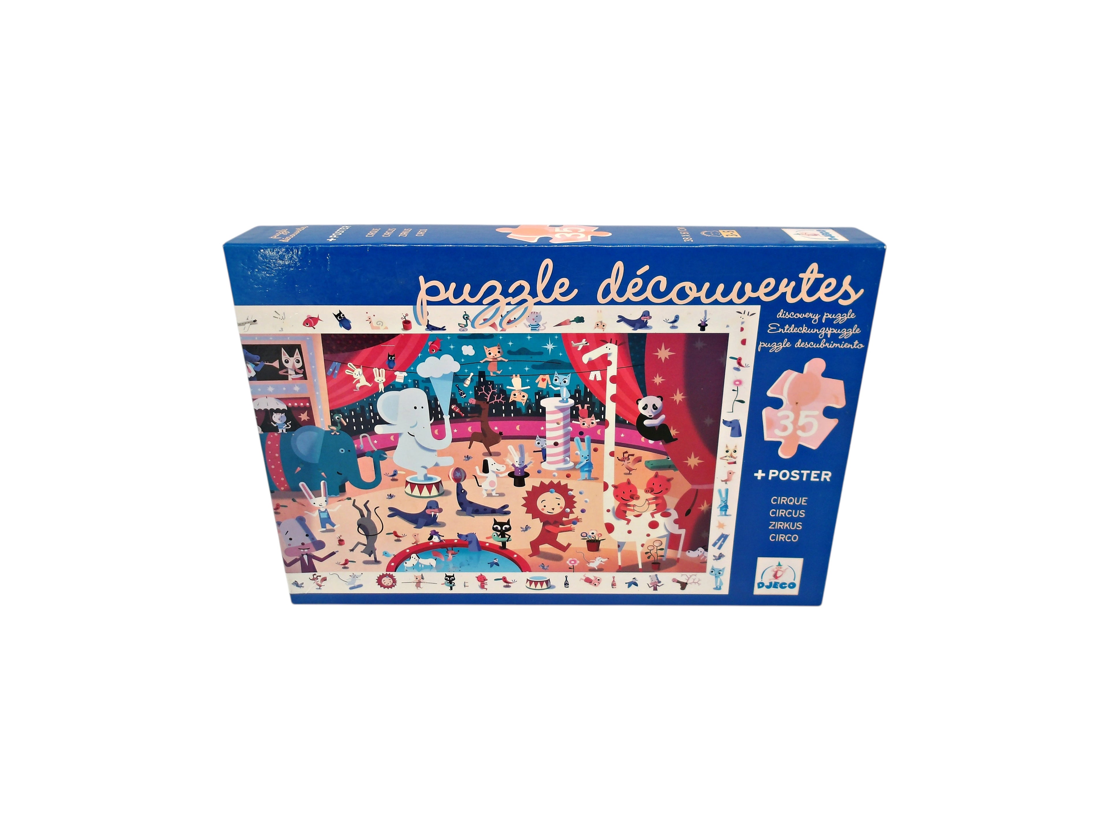 Puzzle découvertes - Cirque - 35 pièces