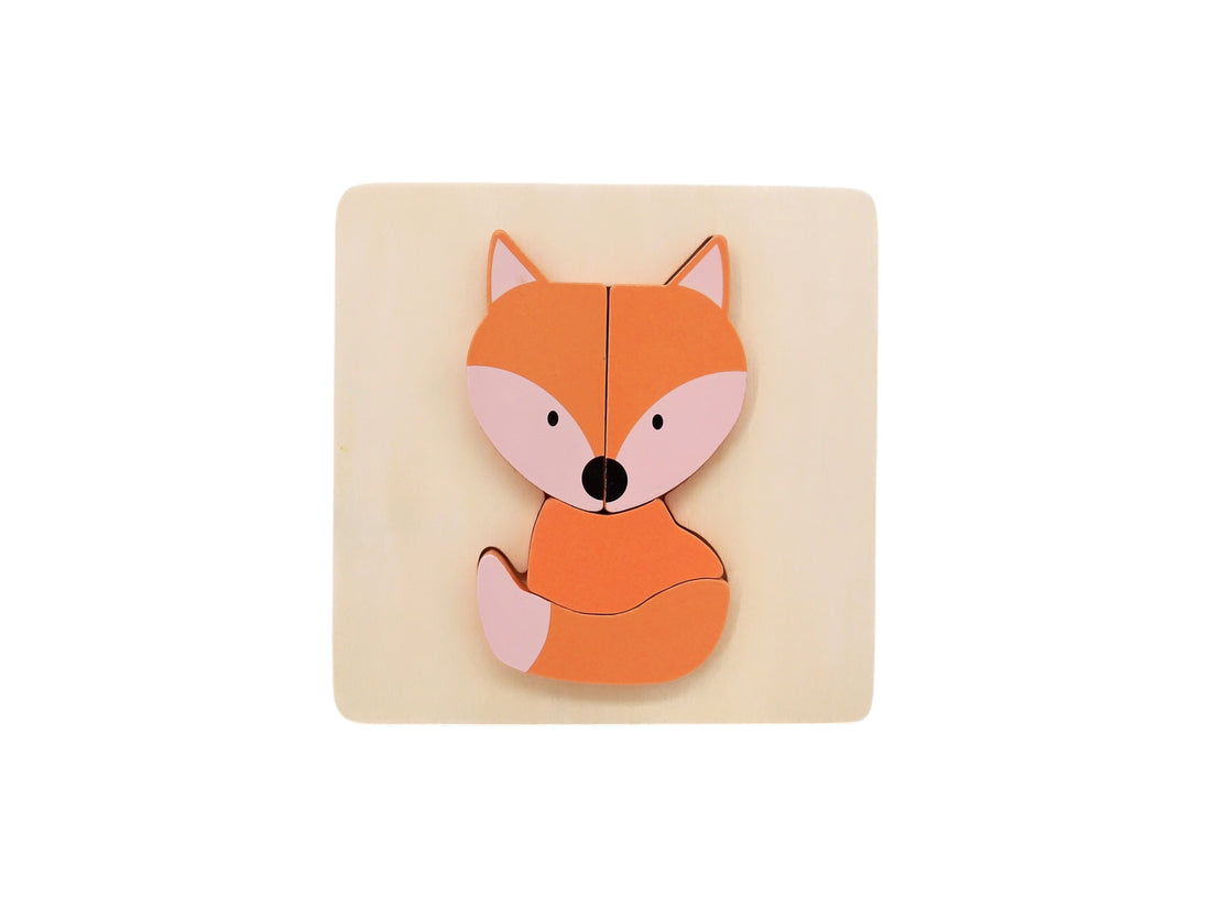 Puzzle encastrable - Renard - 4 pièces