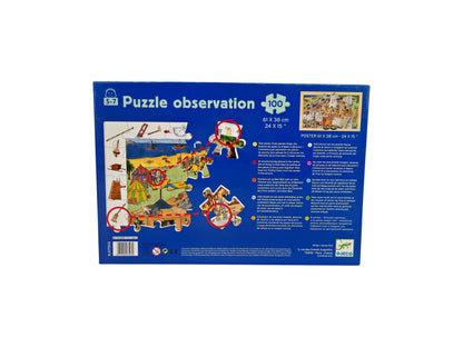 Puzzle découvertes - Le château fort - 100 pièces 