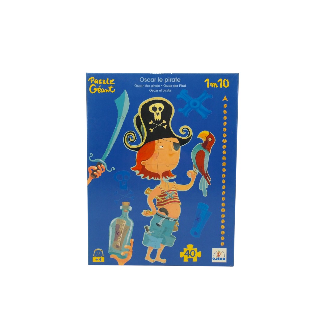Puzzle géant - Oscar le pirate - 40 pièces