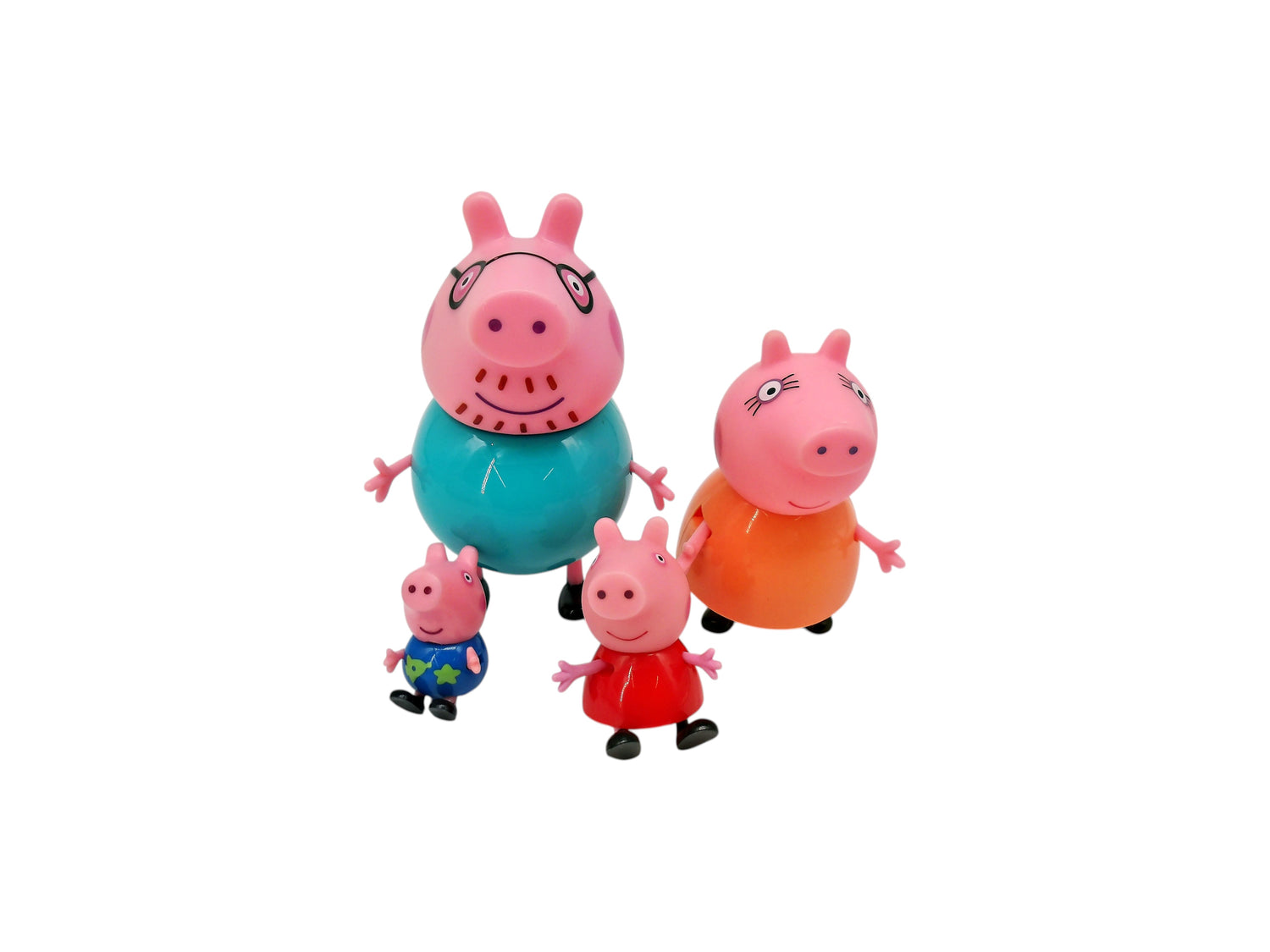 Figurines - Famille Peppa Pig - x4
