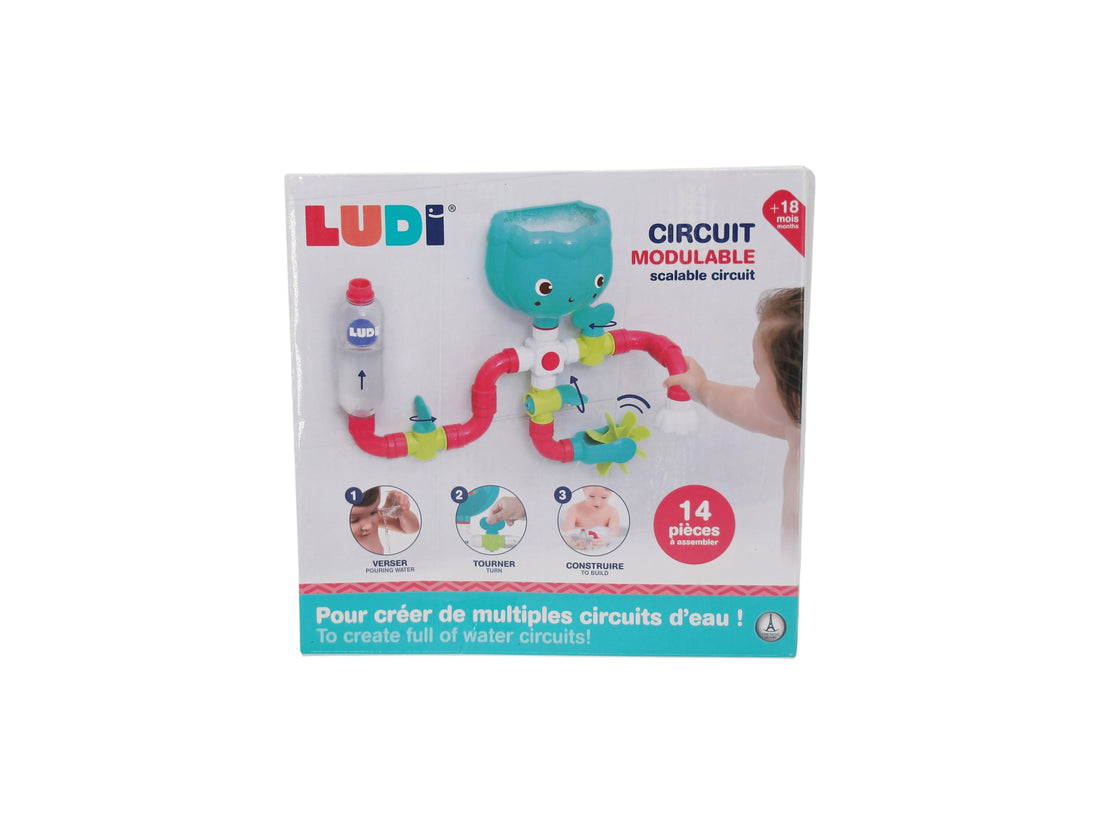 Circuit modulable à eau - Jeu de bain