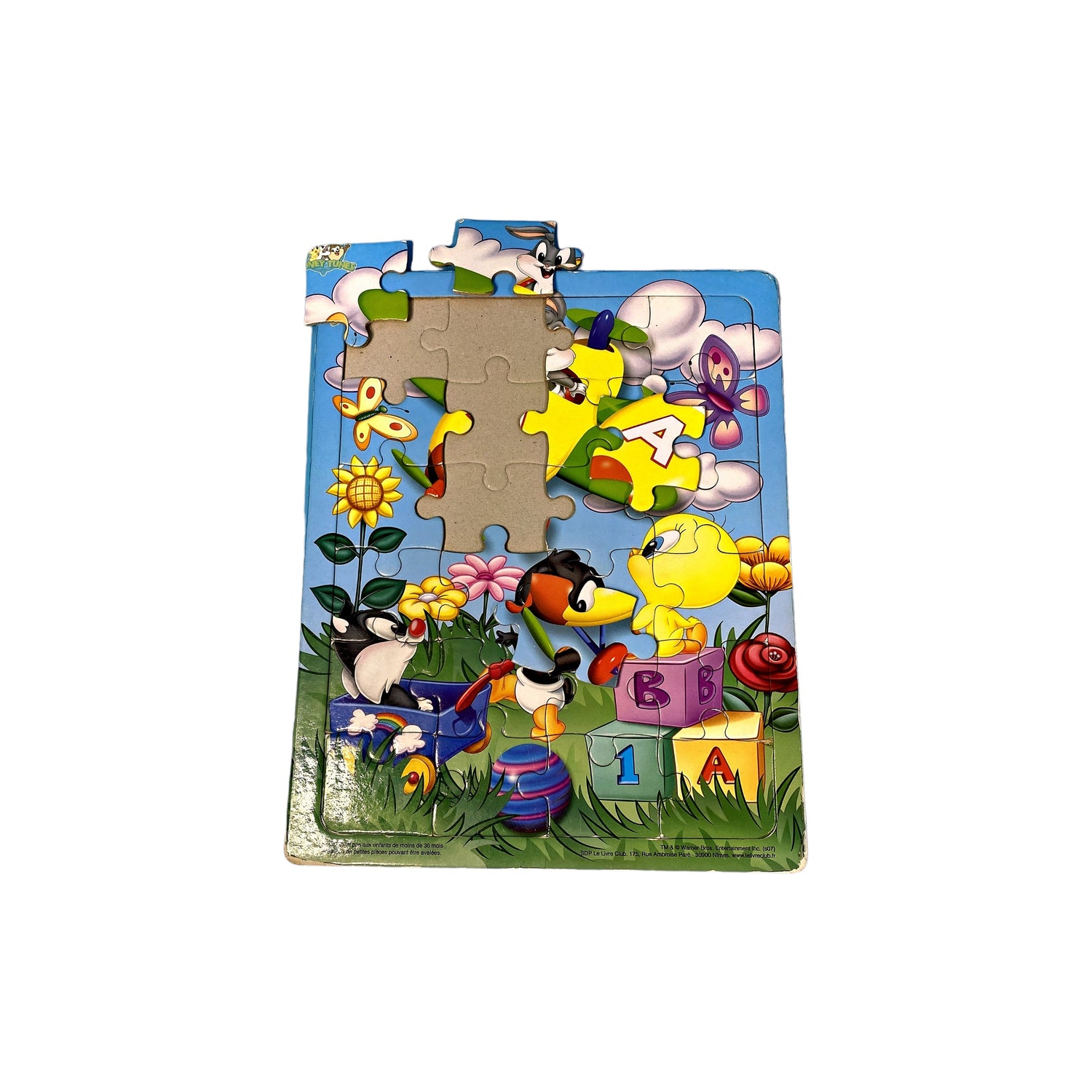 Puzzle cadre - Bugs Bunny Titi- 15 pièces