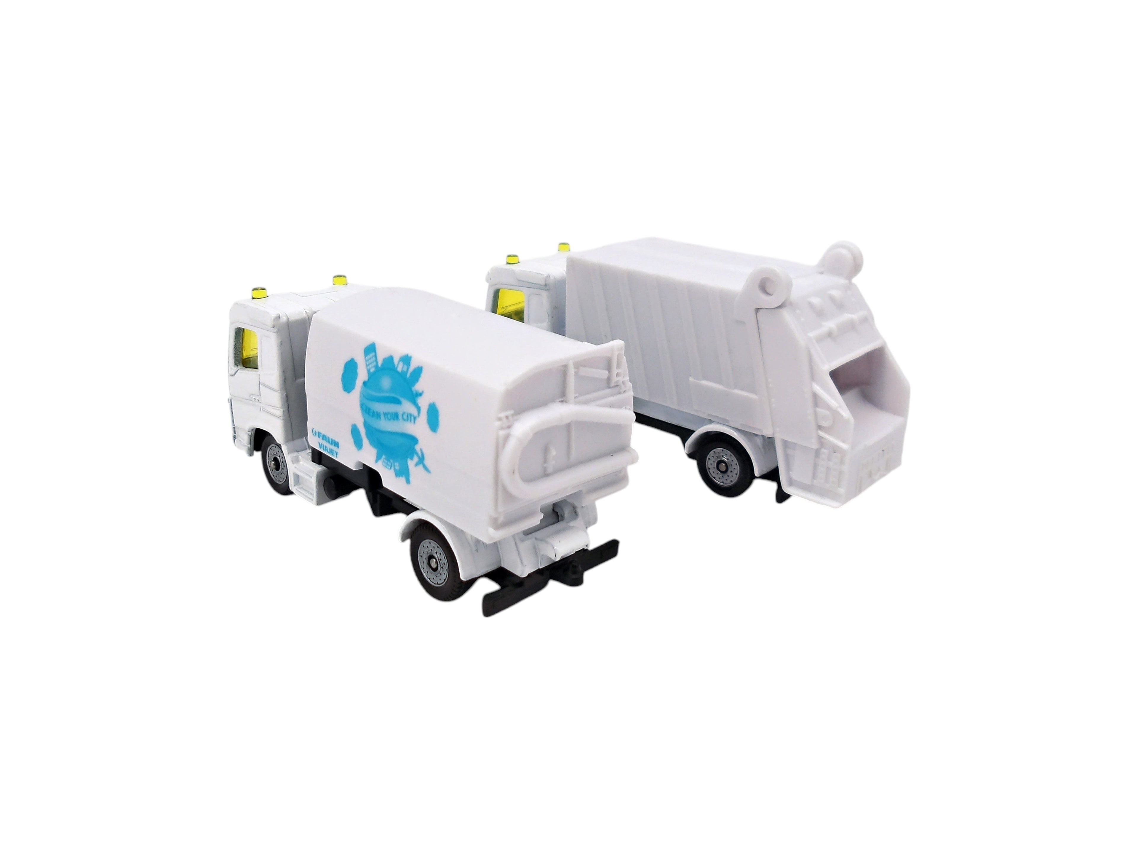 Camions de nettoyage et poubelle - x2
