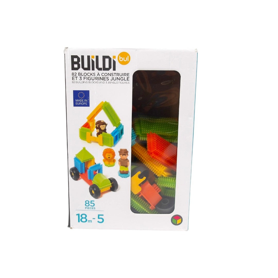 Buildibul - Blocs de construction - 82 blocs et 3 figurines
