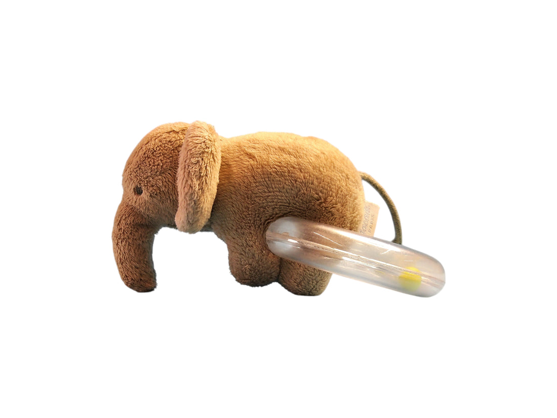 Hochet - éléphant gris