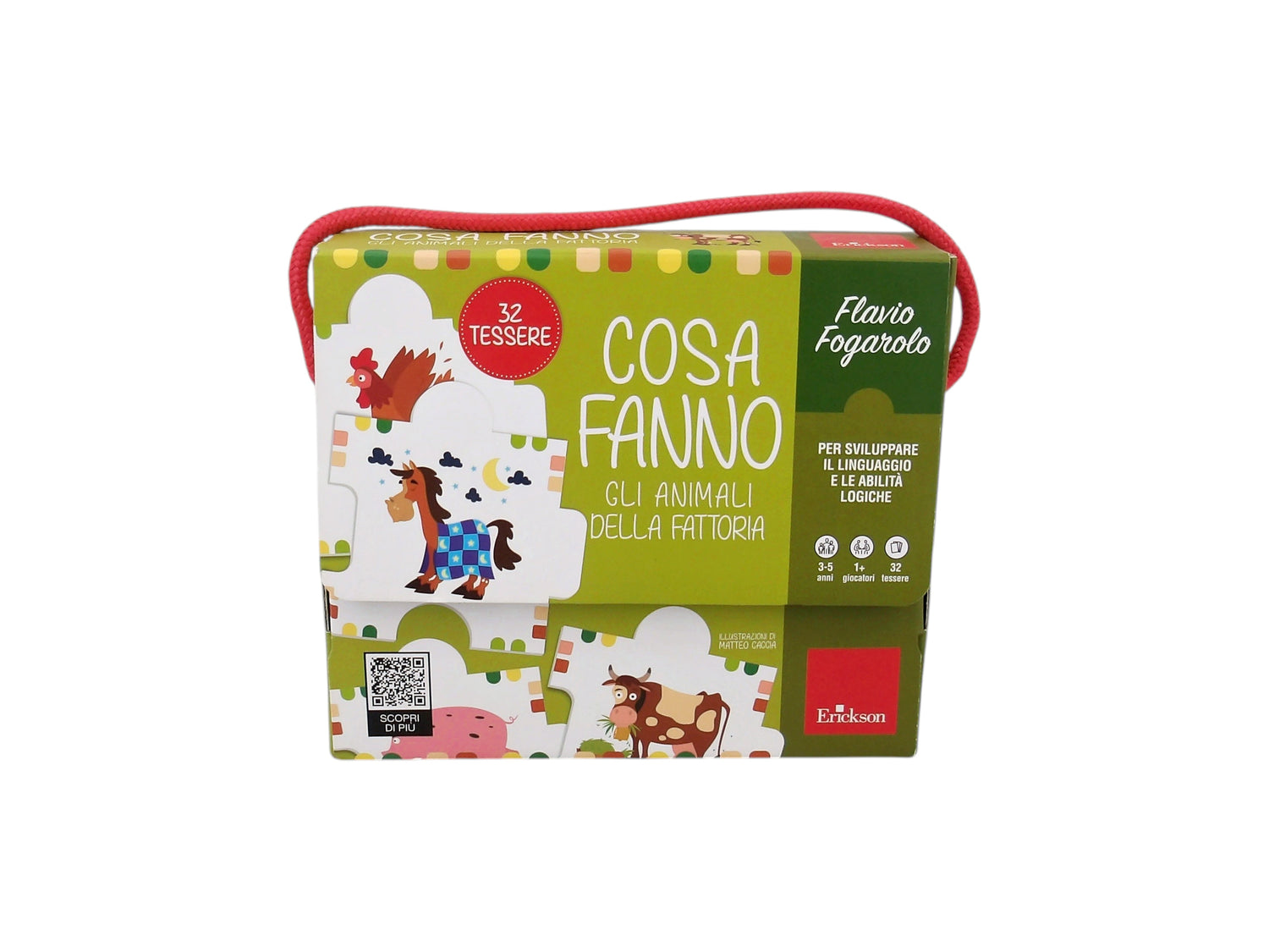 Puzzle - Cosa Fanno - Gli animali della fattoria