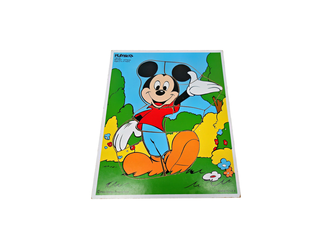 Puzzle bois - Mickey - 9 pièces