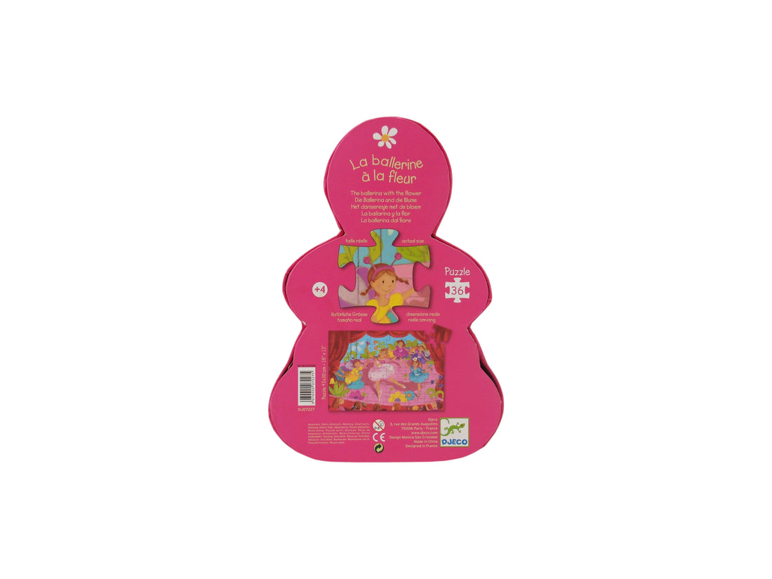 Puzzle - La ballerine à la fleur - 36 pièces