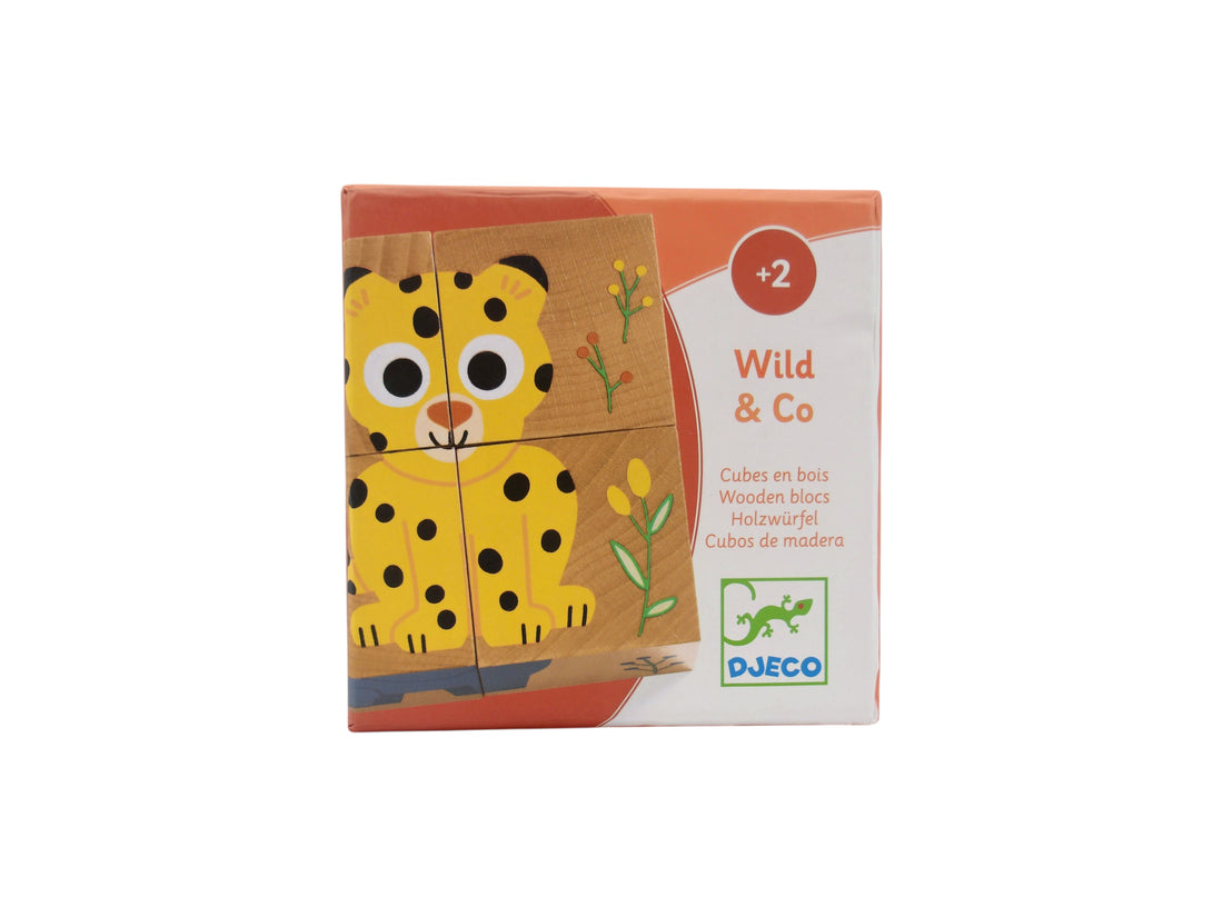 Wild &amp; co - Cubes en bois 