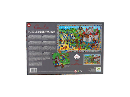 Puzzle Observation -  Chevaliers - 54 pièces
