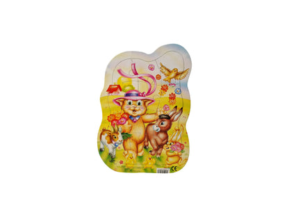 Puzzle  cadre - Animaux - 12 pièces
