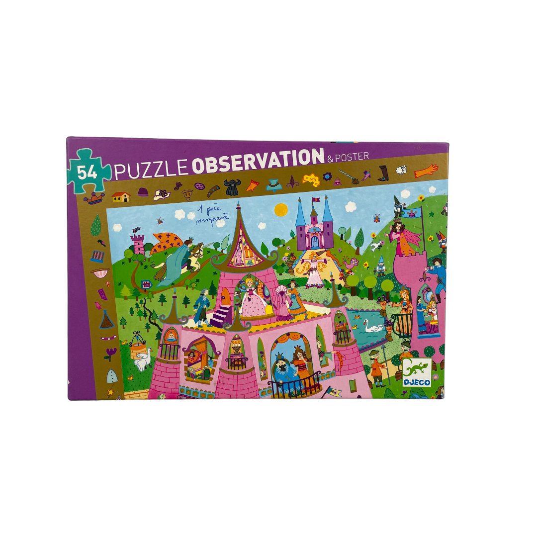 Puzzle observation - Princesses - 54 pièces