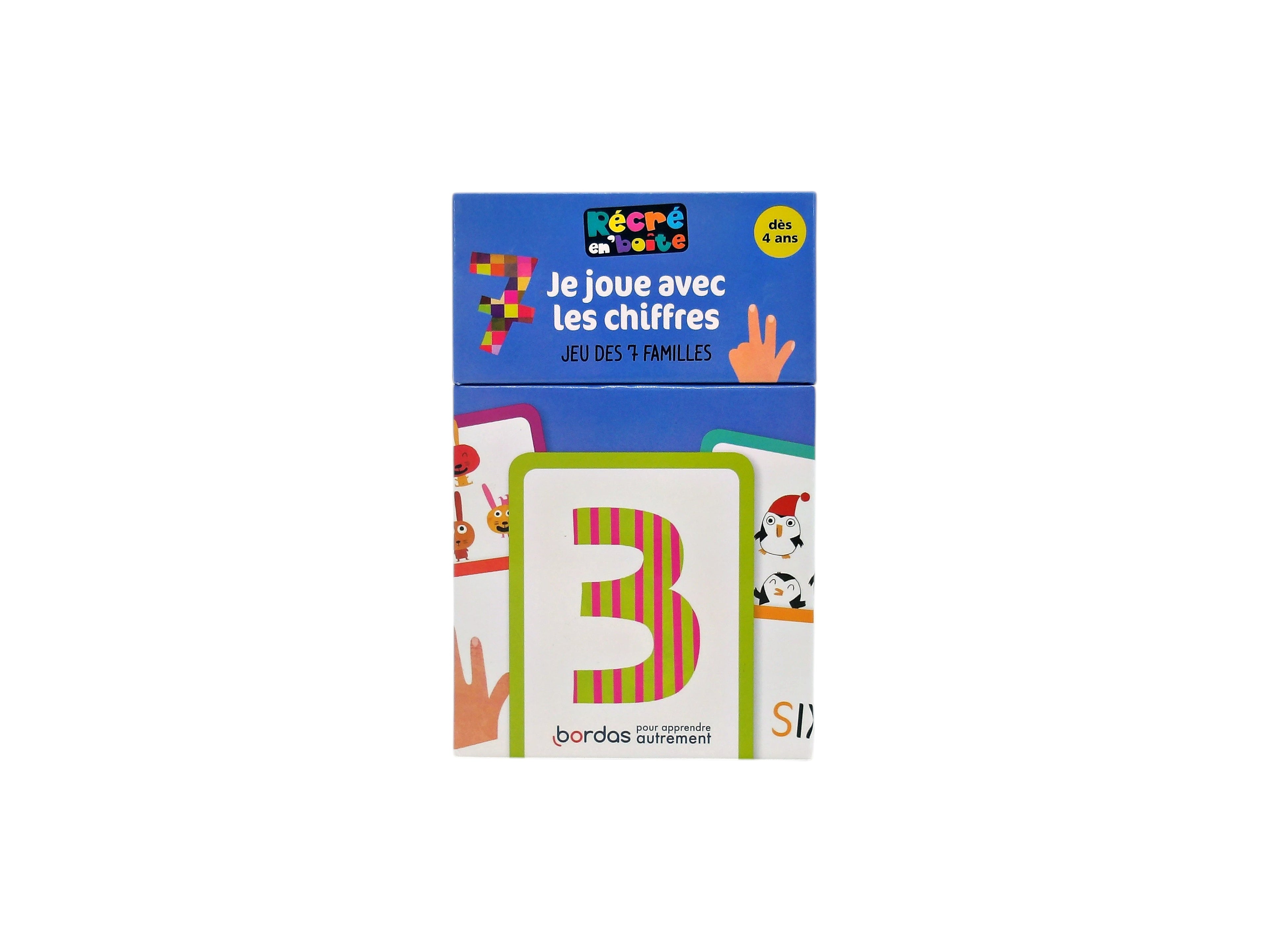 Je joue avec les chiffres - Jeu des 7 familles- Édition 2016
