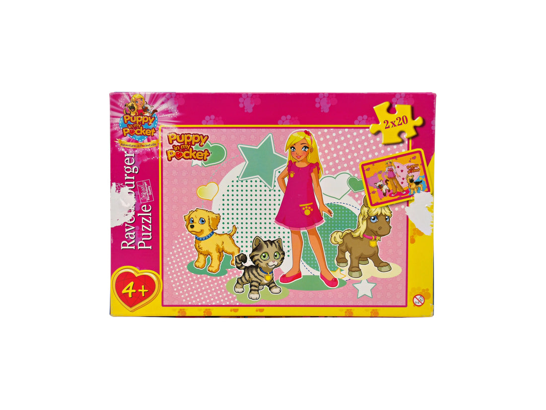 Puzzle - Puppy in my pocket - 2x20 pièces