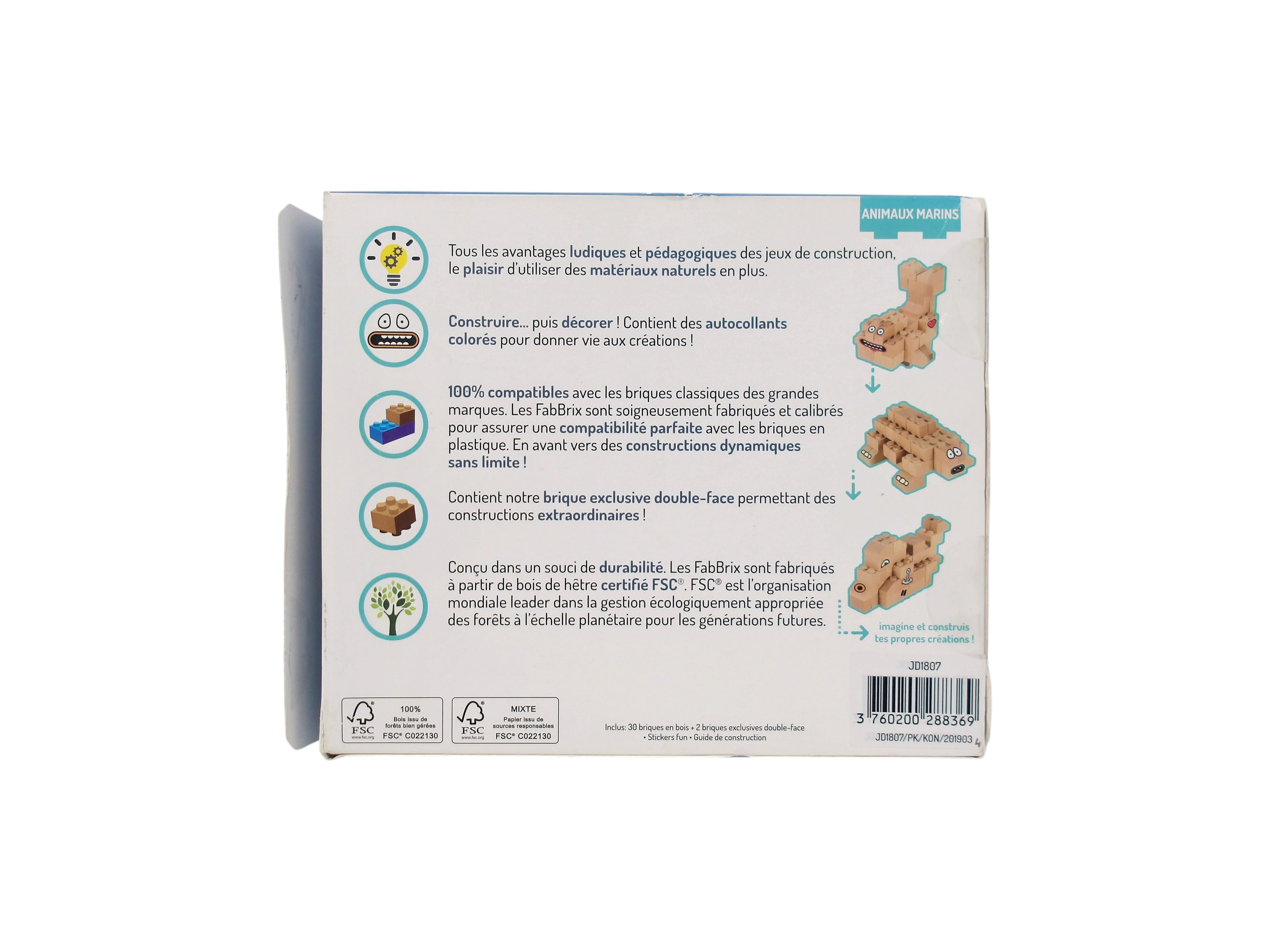 Fab brix - Animaux marins - 32 pièces
