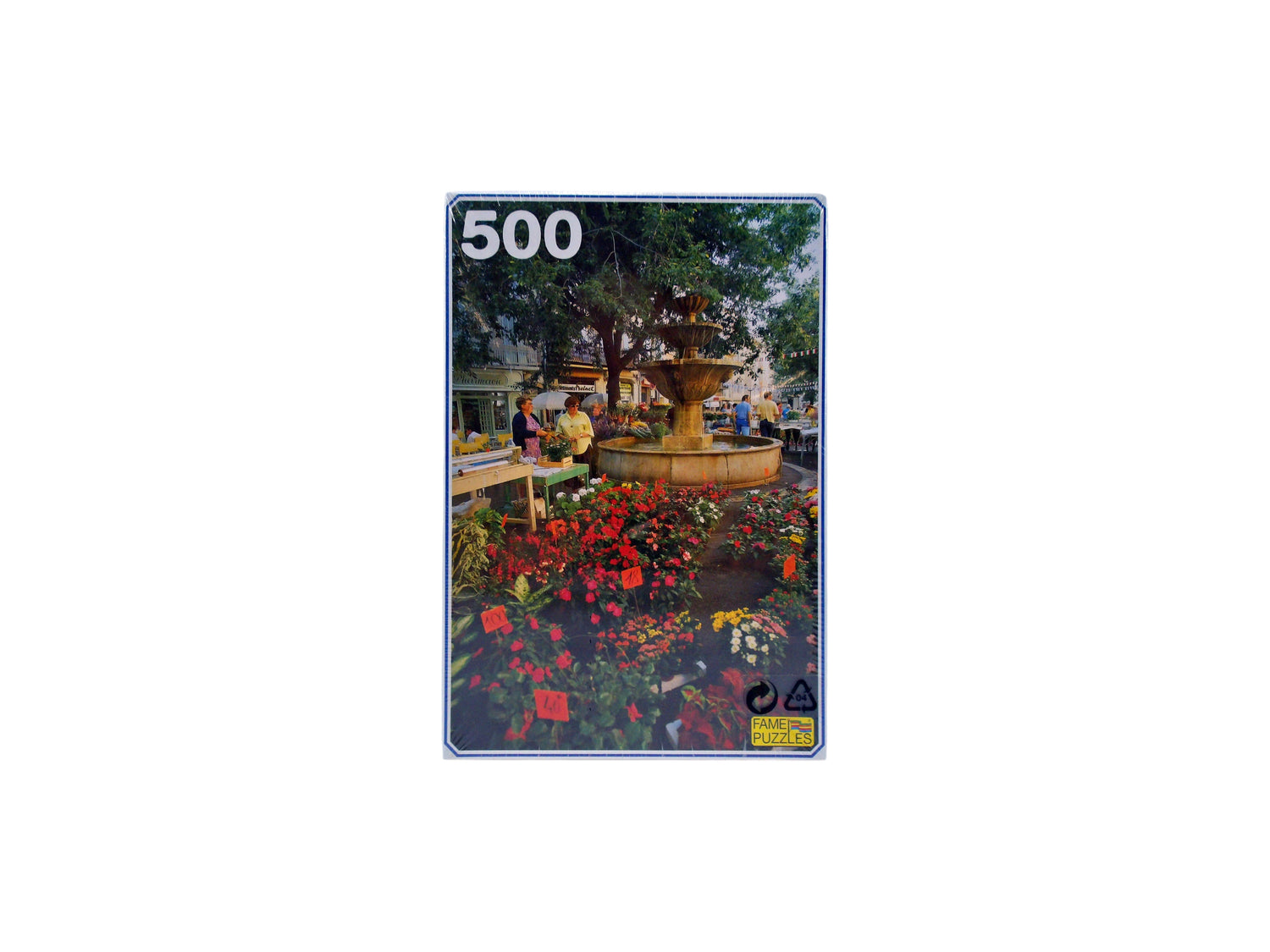 Puzzle - Grace, place de la fontaine - 500 pièces