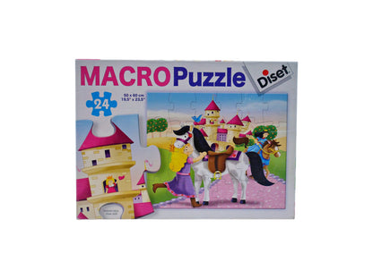 Macro puzzle - Princesse et château - 24 pièces- Édition 2010