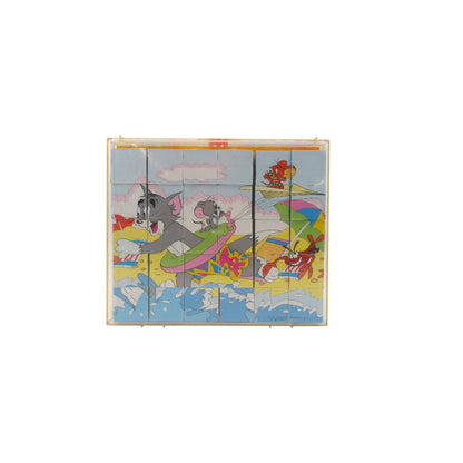 Valisette puzzles cubes - Tom &amp; Jerry - 30 Pièces - Édition 1991