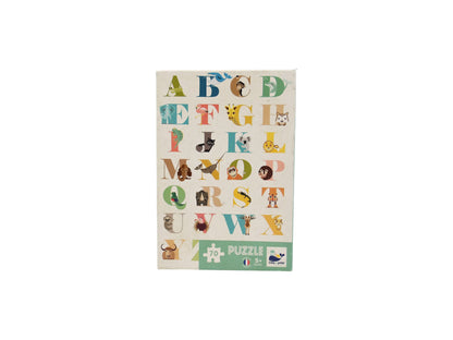 Puzzle A-Z - Abécédaire -  Animaux menacés - 70 pièces- Édition 2022