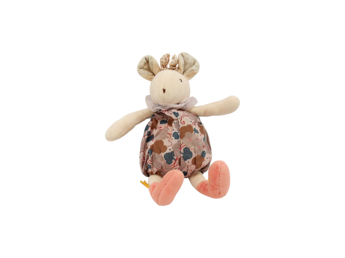 Peluche hochet - Souris Lala -  Il était une fois 