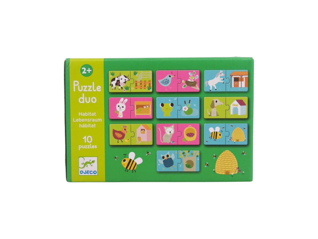 Puzzle Duo - Habitat - 10 pièces