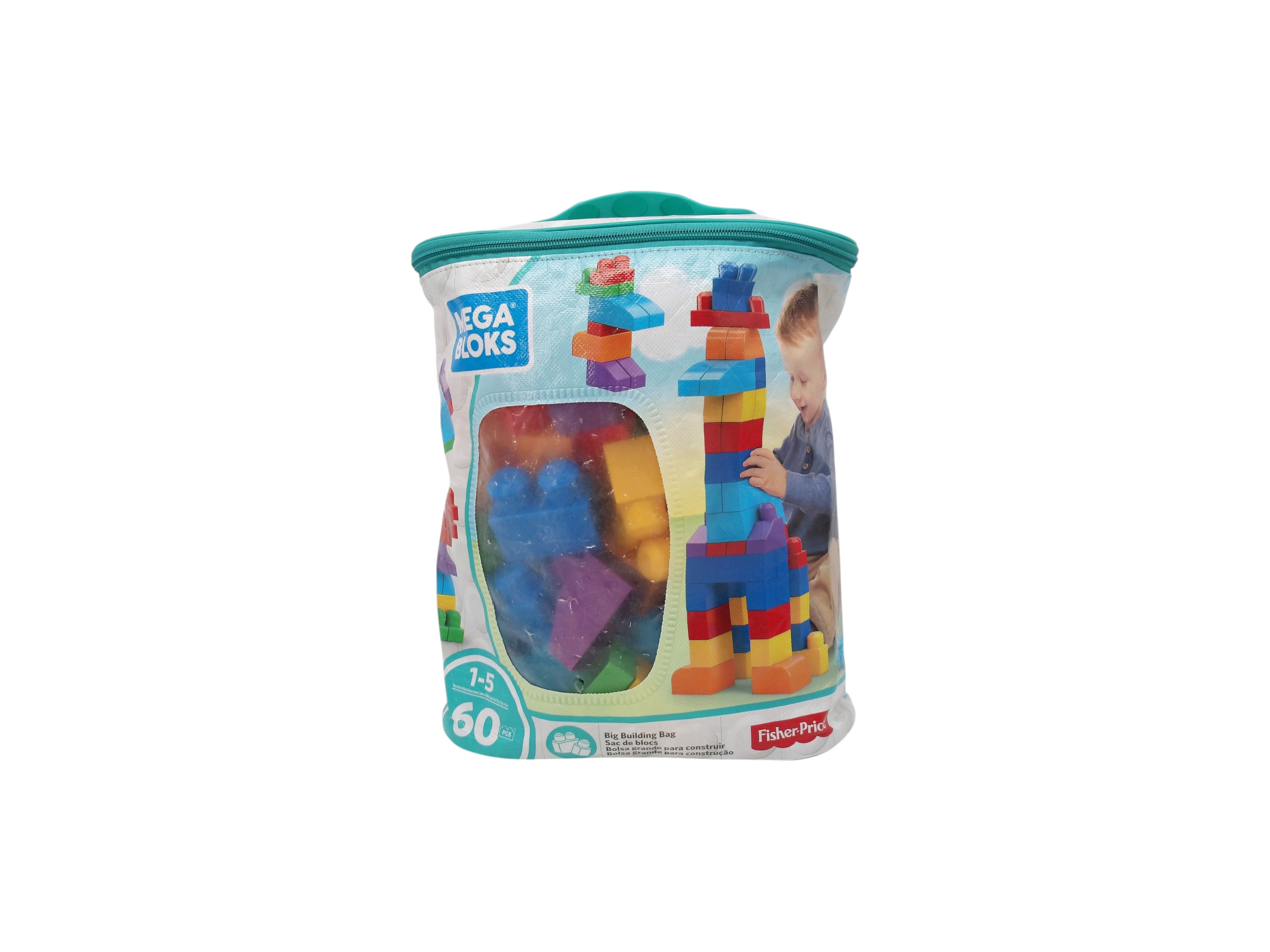 Mega Bloks - Sac Medium Classique 60 briques - Briques de construction