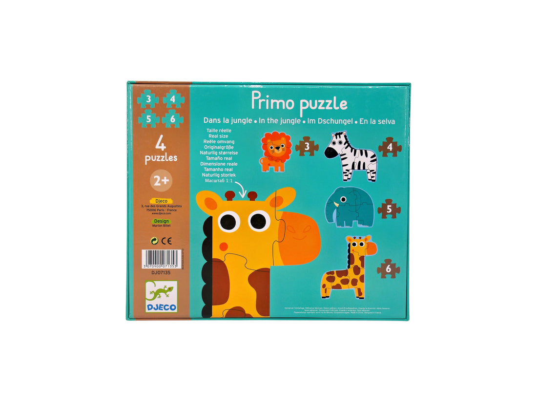 Puzzle primo - Dans la jungle x 4