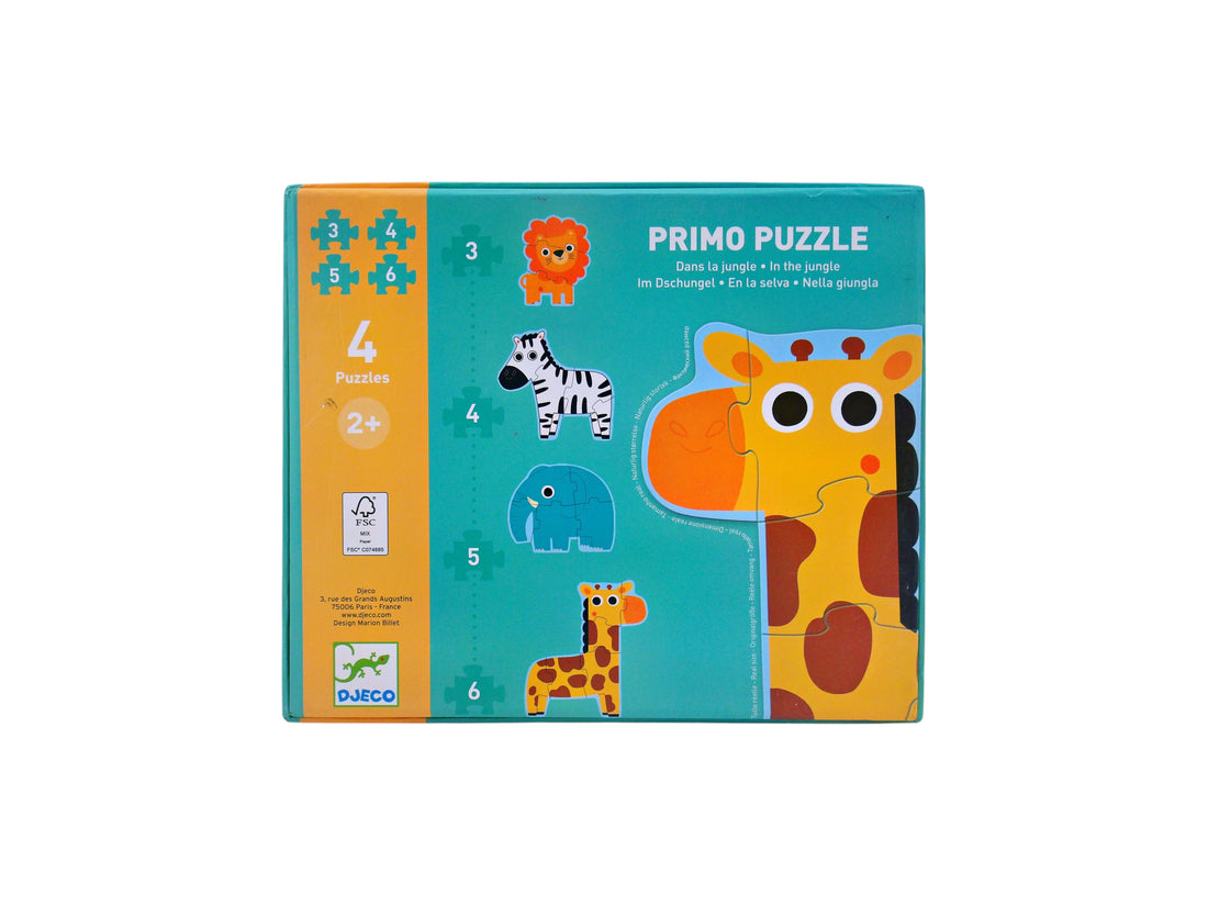Puzzle primo - Dans la jungle x 4
