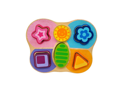 Puzzle encastrable bois - Papillon