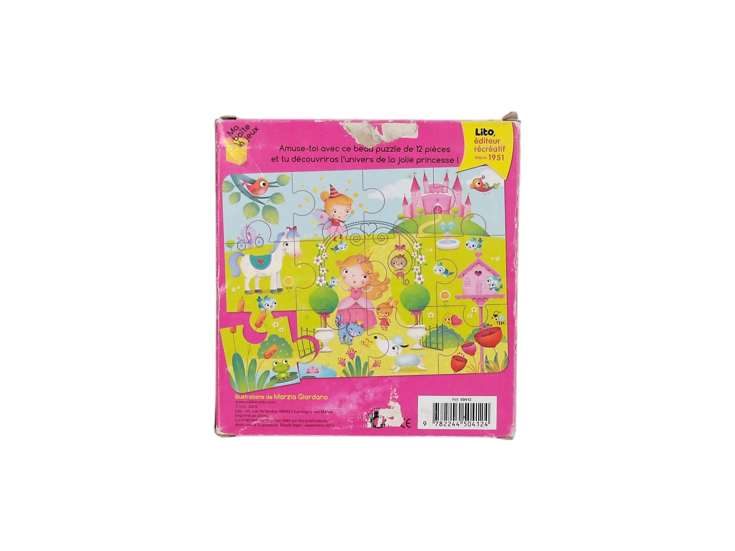 Puzzle - La jolie princesse - 12 pièces