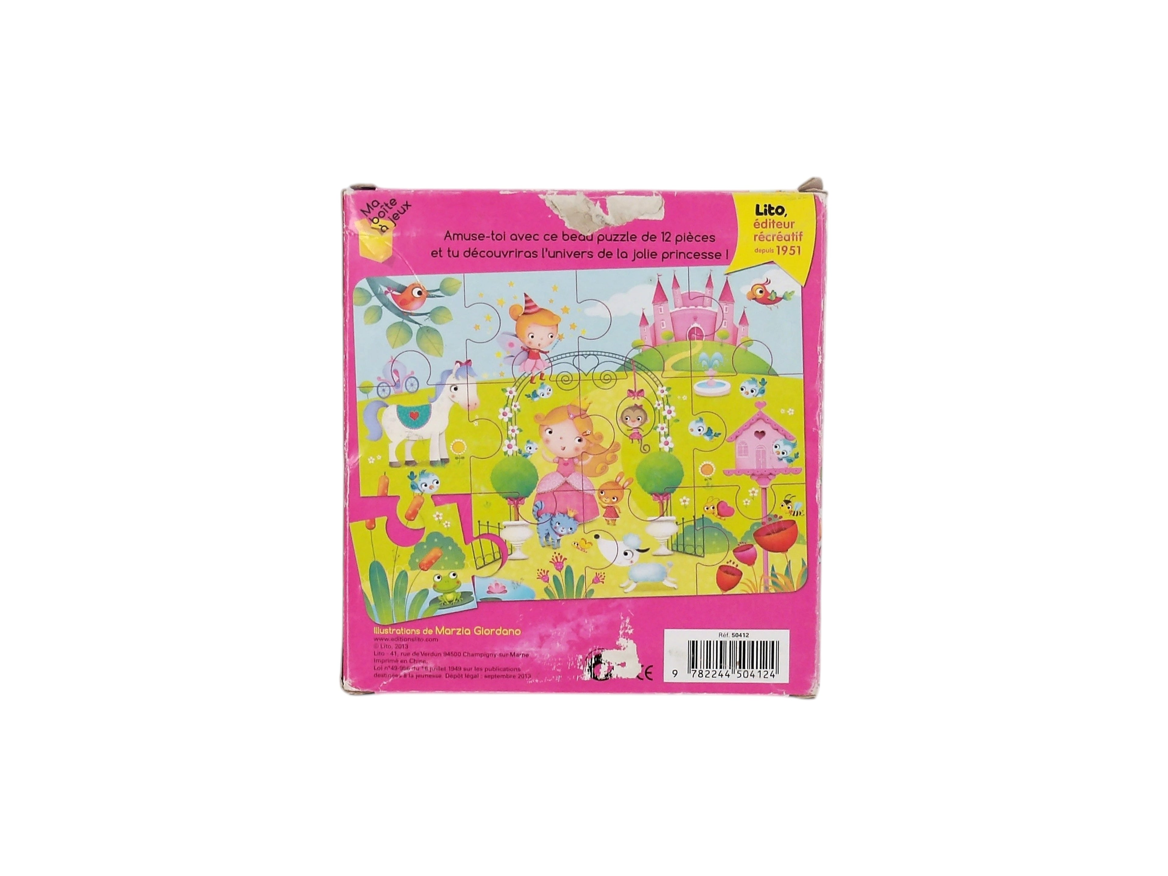 Puzzle - La jolie princesse - 12 pièces