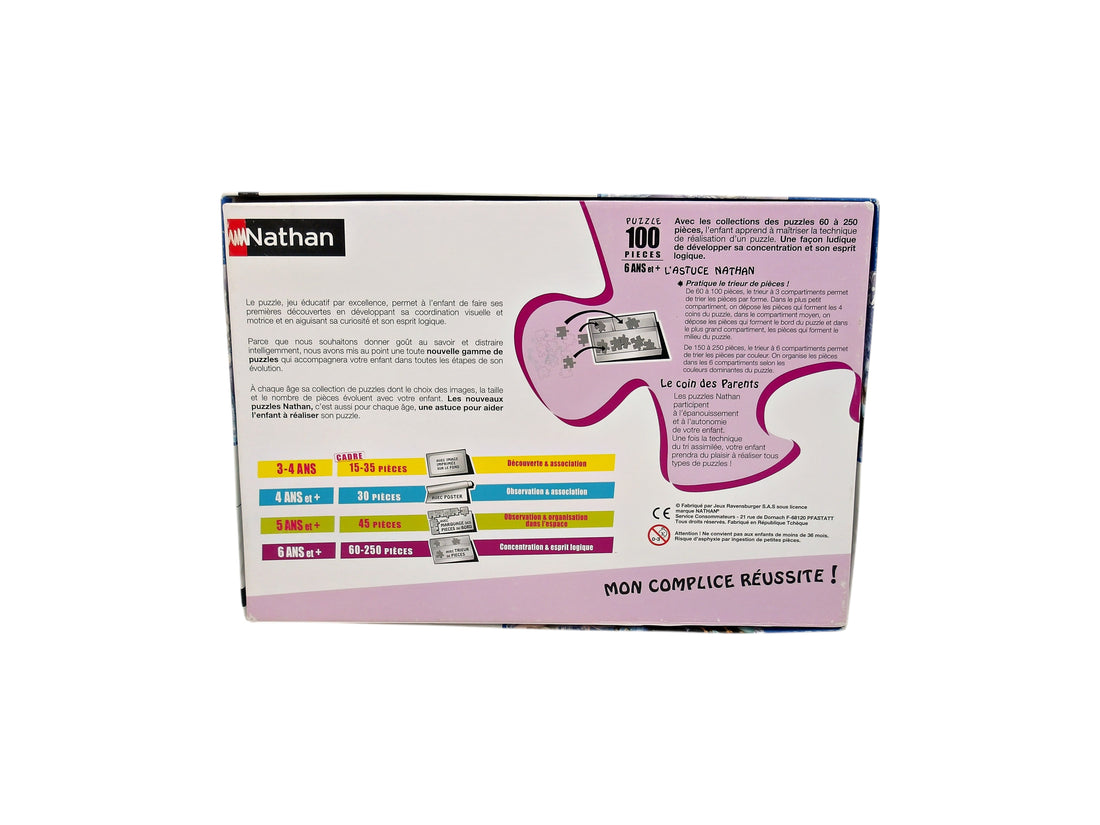 Puzzle 100 pièces- Reine des neiges- Édition 2009