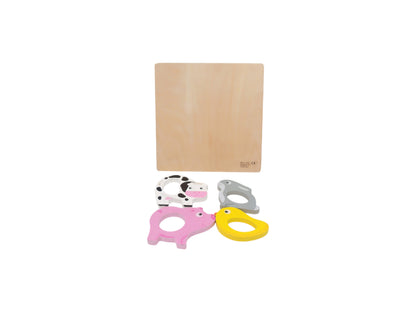 Puzzle tactile - Animaux de la ferme