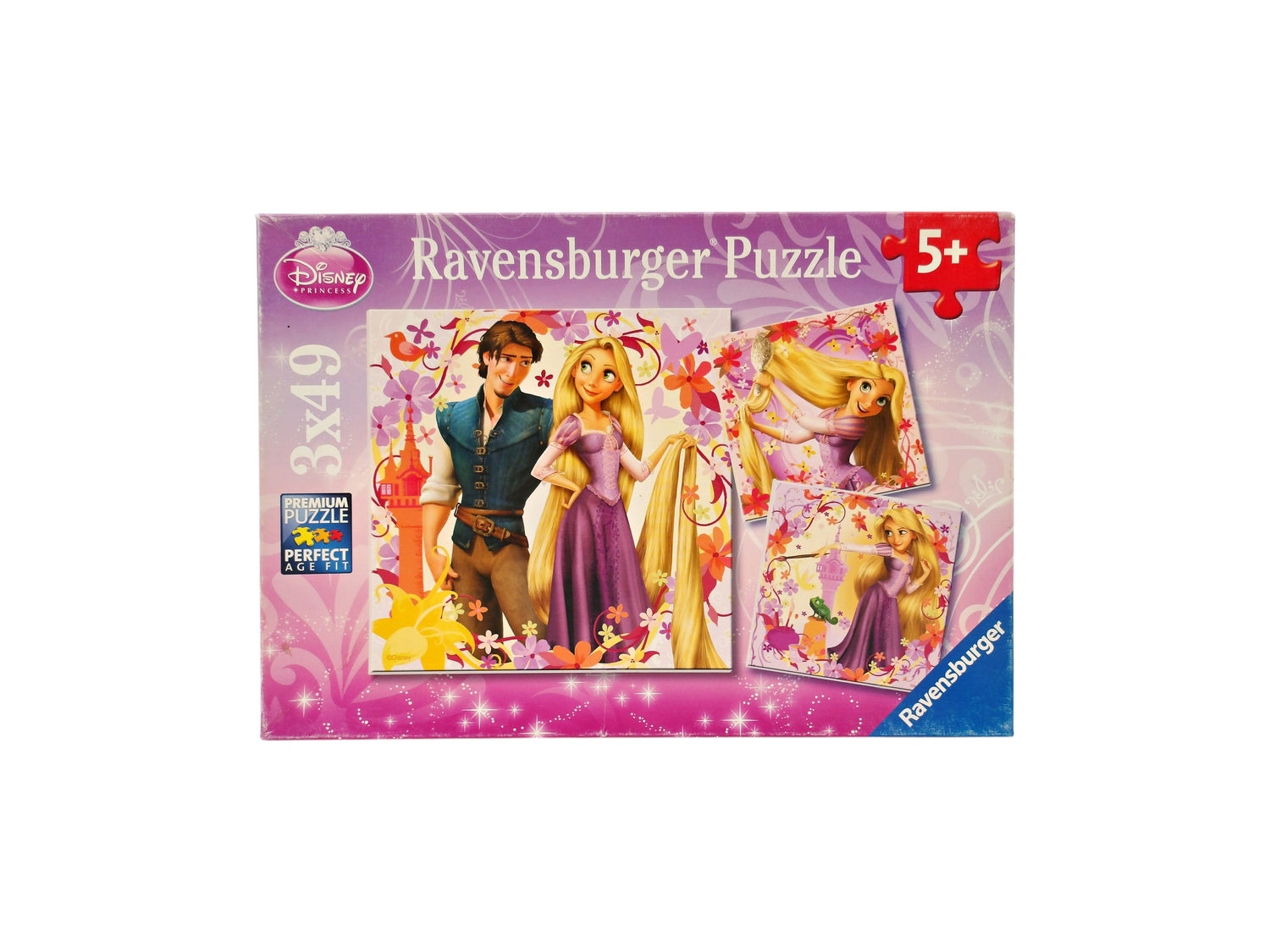 Puzzle - Raiponce - 3x49 pièces