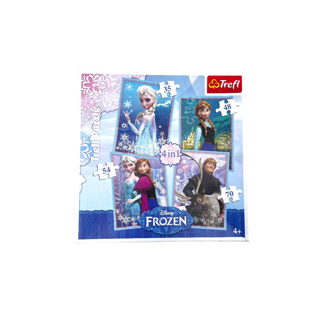 4 Puzzles progressifs Reine des Neiges- Édition 2005