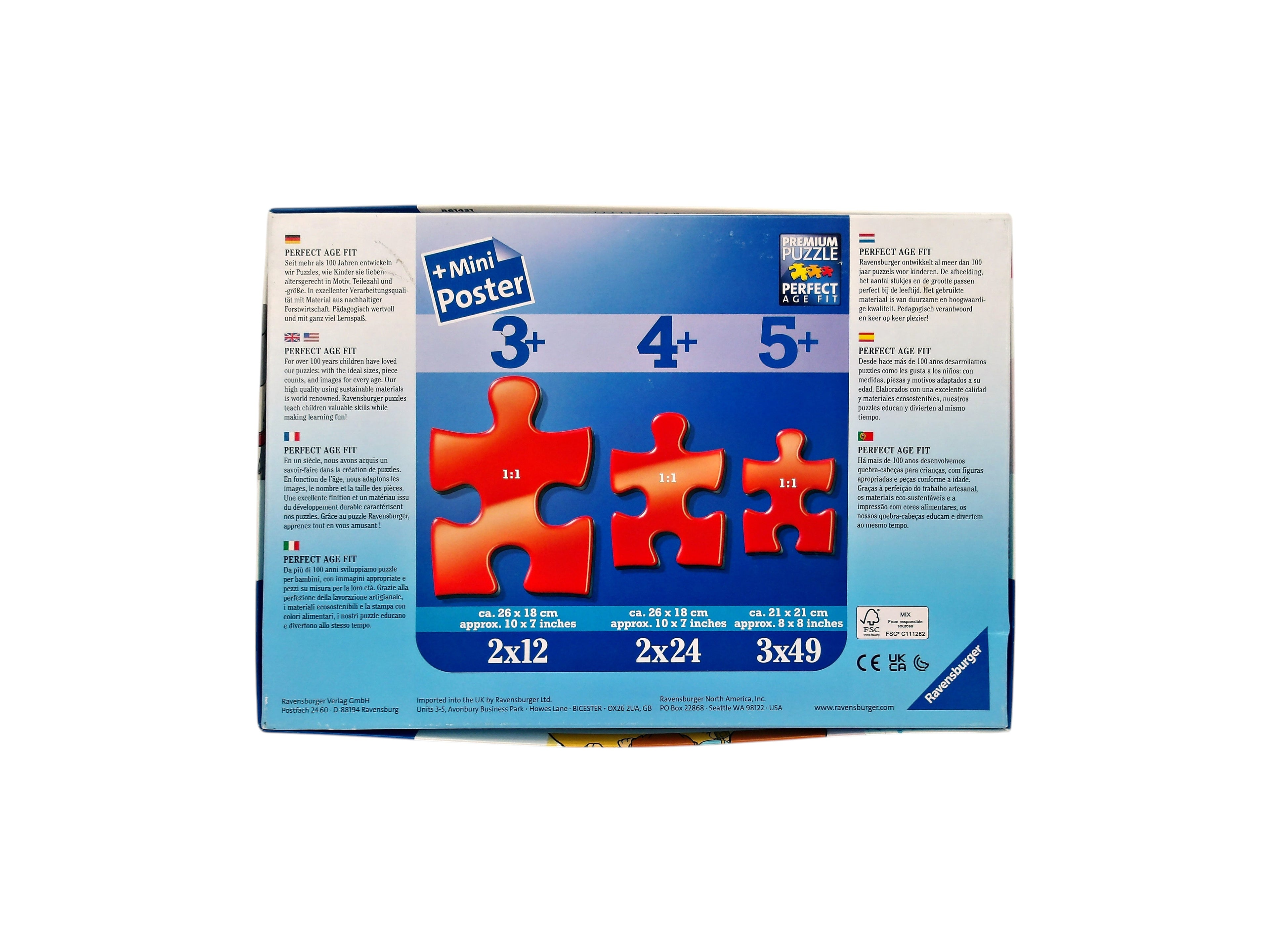Puzzle - Belle et le Clochard - 2x24 pièces