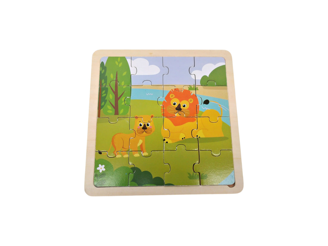 Puzzle bois - Lion
