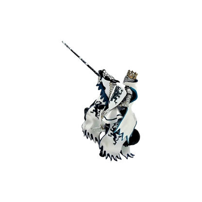 Figurine - Roi au dragon bleu et son cheval