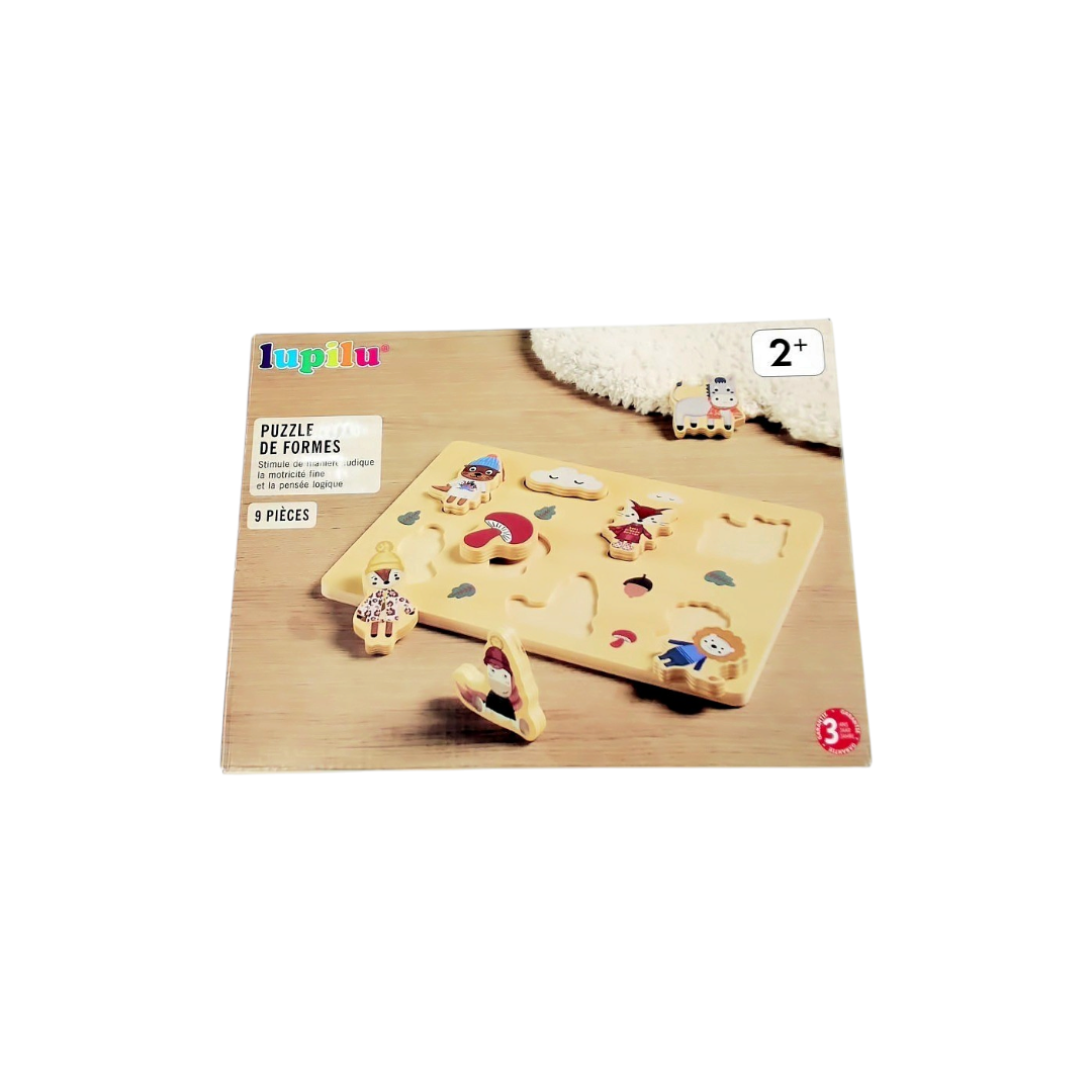 Puzzle de formes en bois - Animaux