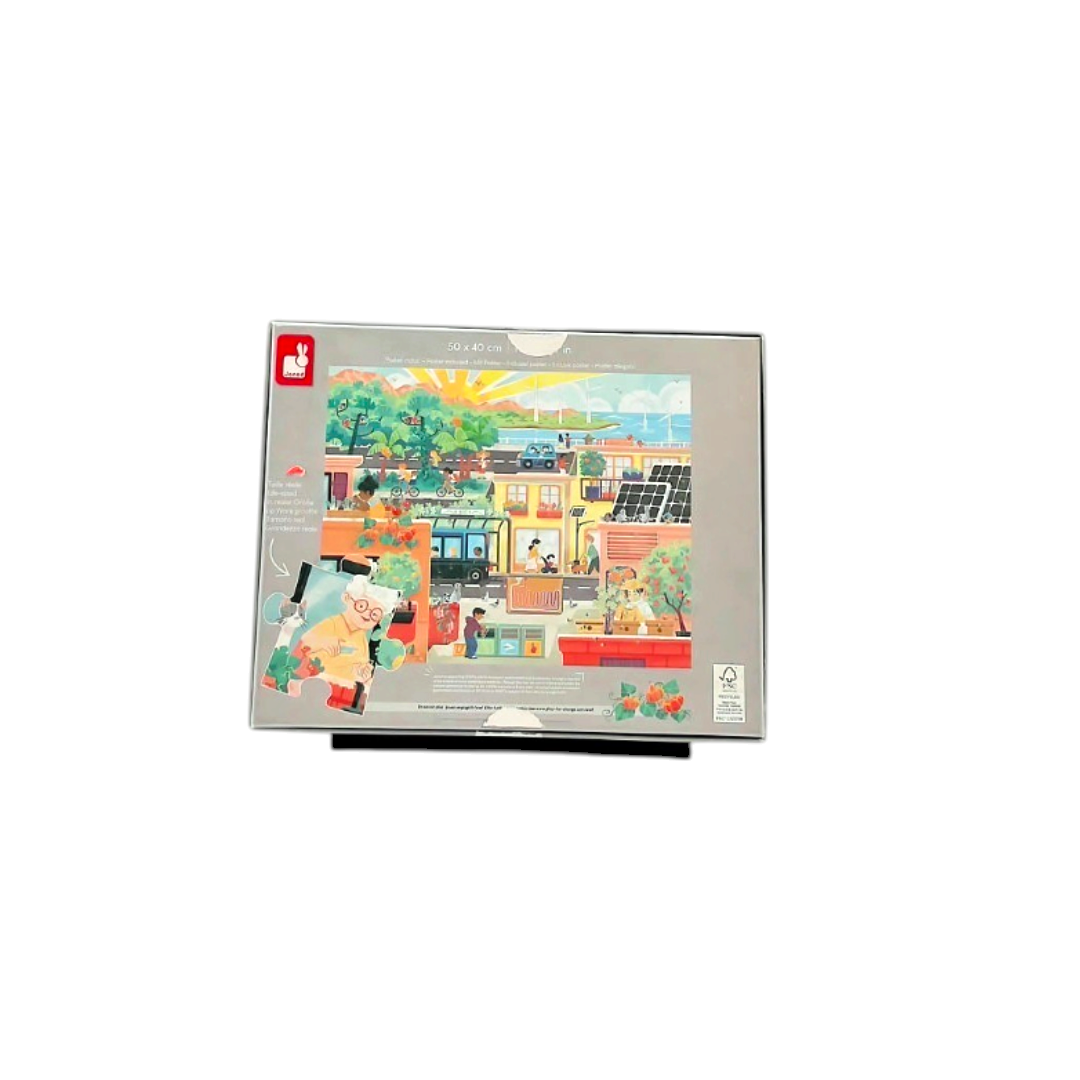 Puzzle - Ville verte - 100 pièces