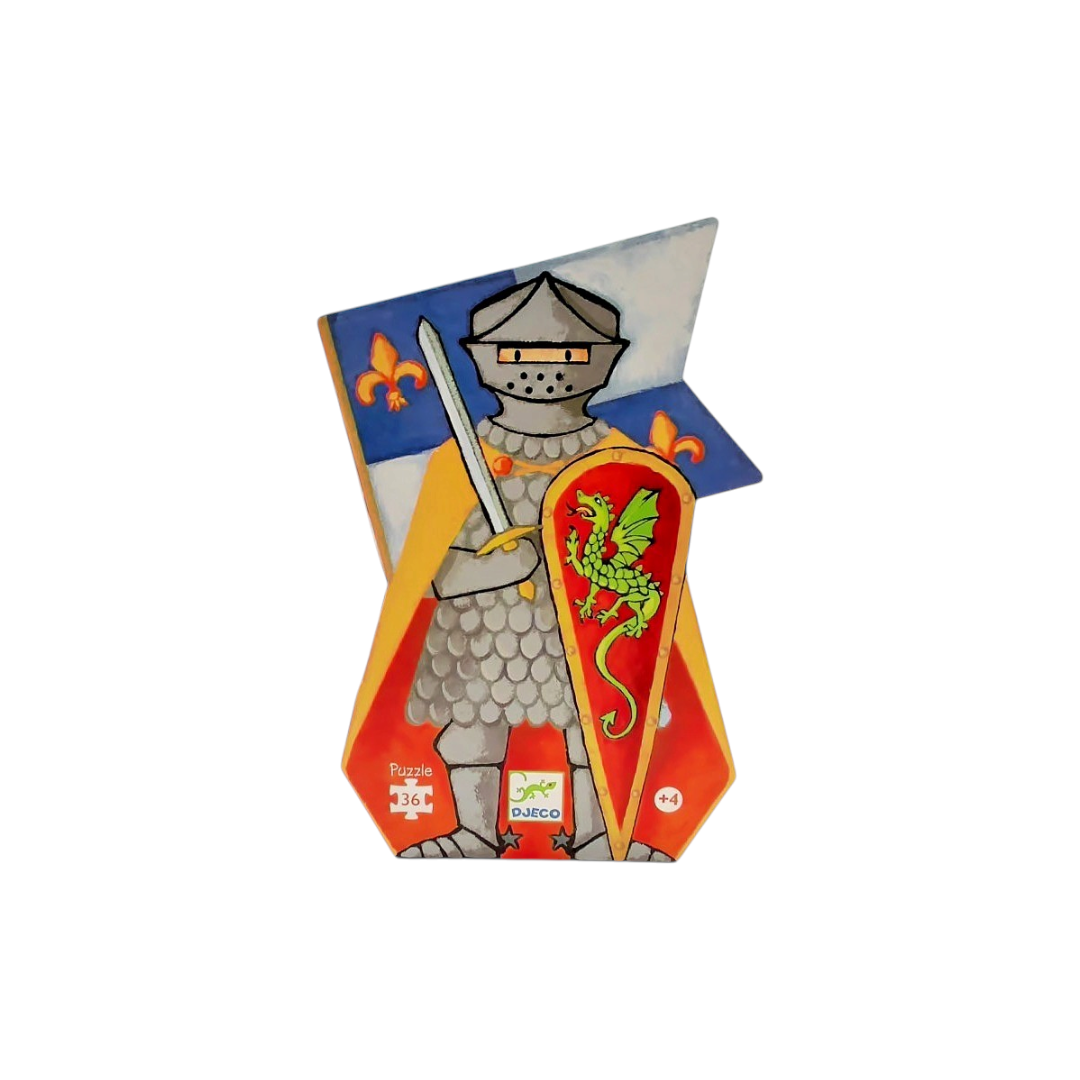 Puzzle - Le chevalier au dragon - 36 pièces