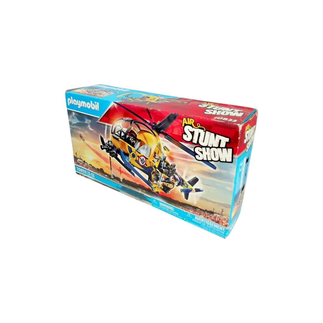 Playmobil - Hélicoptère et équipe de tournage Air StuntShow - 70833