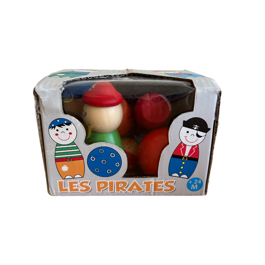 Ulysse - Jeu de quilles en bois - Pirates