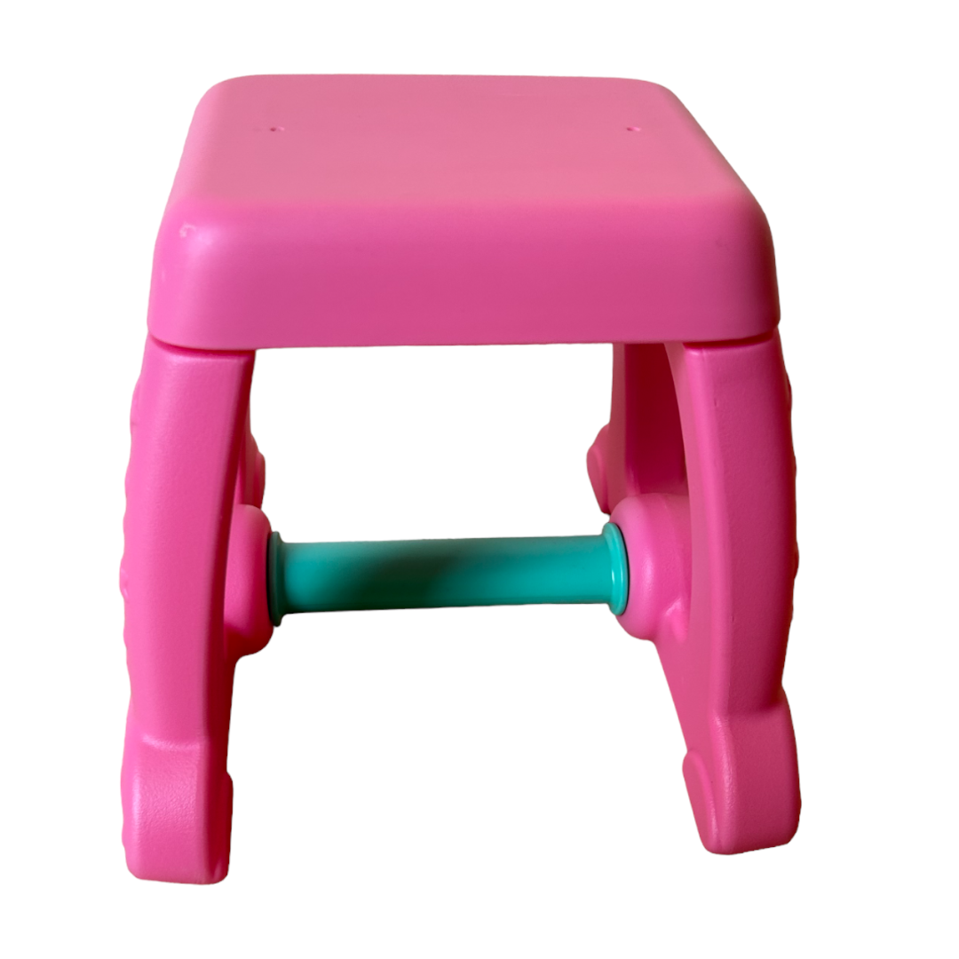 Petit tabouret rose