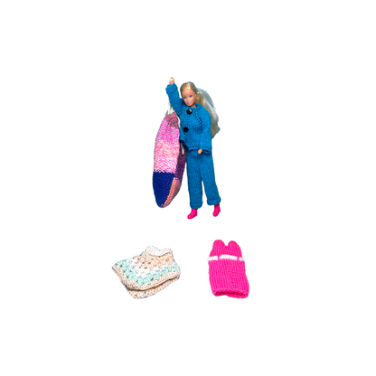 Barbie - Kit costume bleu