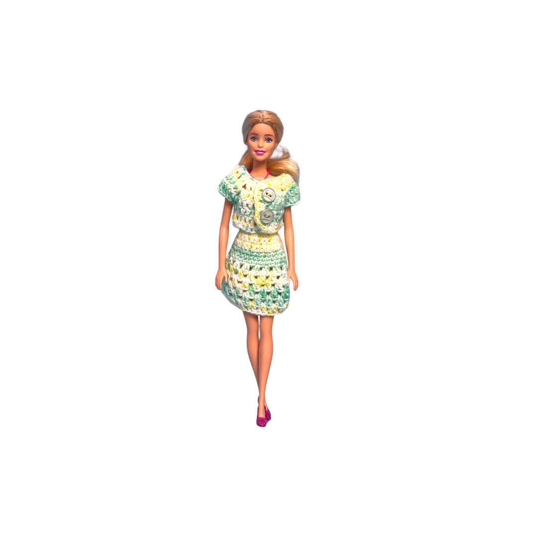 Poupée Barbie en robe - Kit de tenues