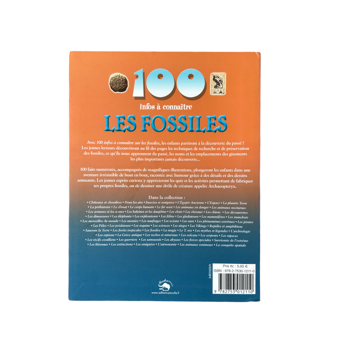 100 infos à connaître - Les fossiles