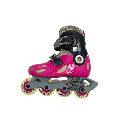 Rollers fille Oxelo Decathlon rose pointure 28 à 30 - Décathlon | Beebs